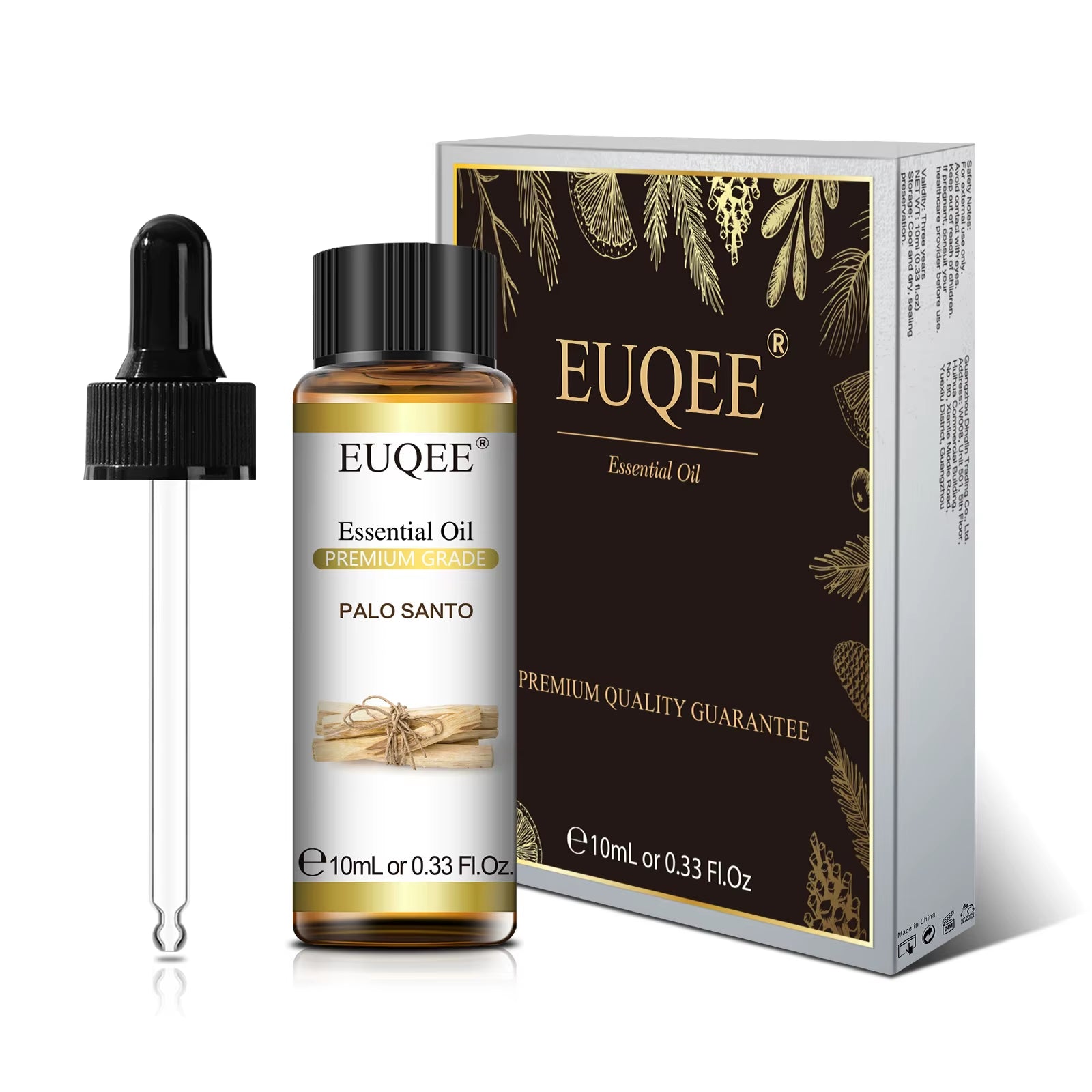 Indulge in Nature's Essence: 10ml Pure Essential Oil Set with Dropper - Lavender, Jasmine, Eucalyptus & Vanilla for Ultimate Aromatherapy