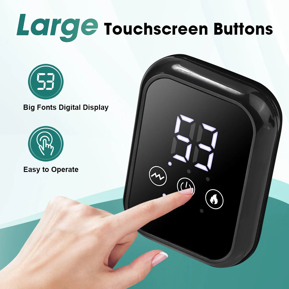 Ultimate Electric Heating Shoulder and Knee Massager with 3 Vibration Levels for Complete Muscle Relaxation