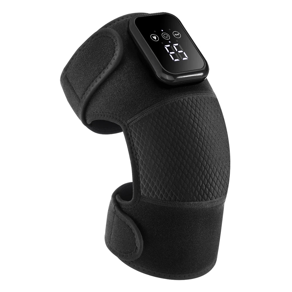 Ultimate Electric Heating Shoulder and Knee Massager with 3 Vibration Levels for Complete Muscle Relaxation