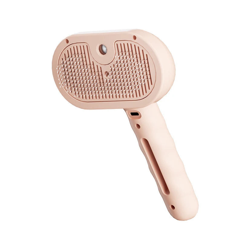 Revolutionary Dog Comb & Massage Brush - Gentle Round Head with Nano Spray for Effortless Hair Removal and Comfort