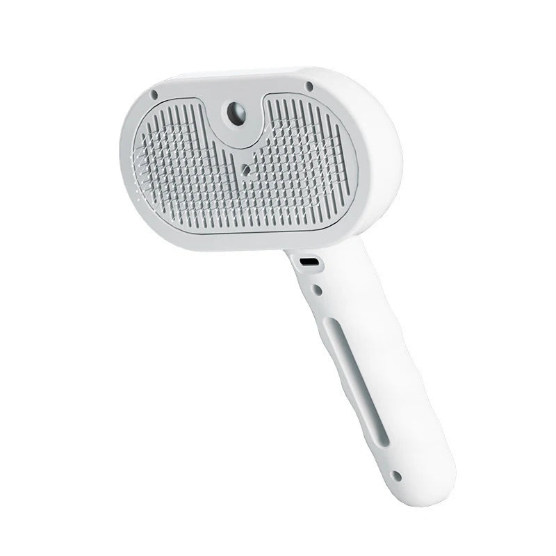 Revolutionary Dog Comb & Massage Brush - Gentle Round Head with Nano Spray for Effortless Hair Removal and Comfort