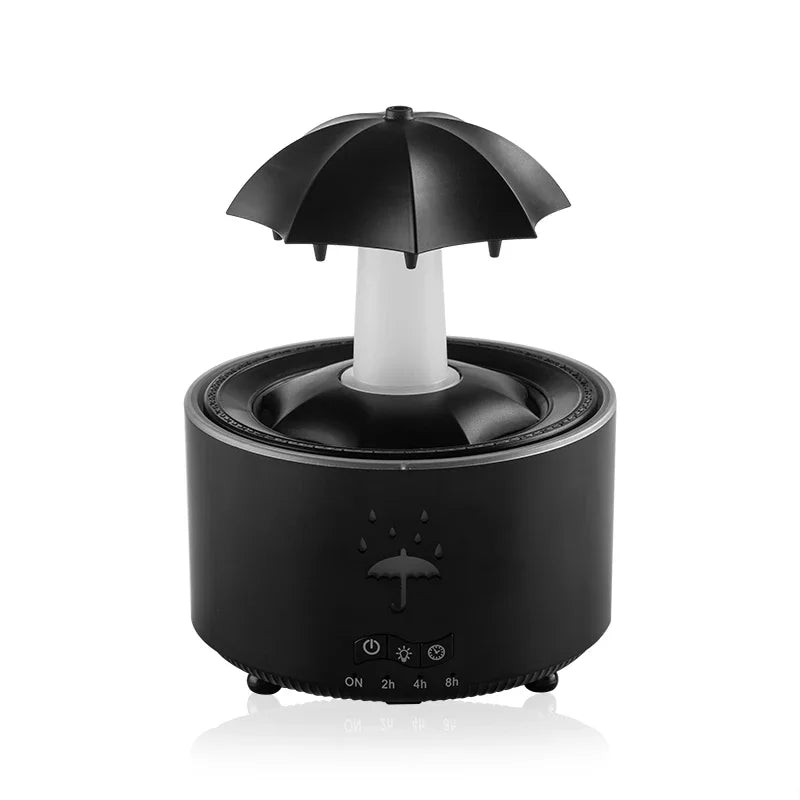 Transform Your Space with the Creative Raindrop Aroma Essential Oil Diffuser - A Colorful Humidifier with Romantic Lighting