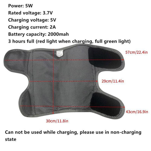 Revitalize Your Legs with the Cordless Air Compression Leg Massager - 3 Heating Modes for Ultimate Relaxation